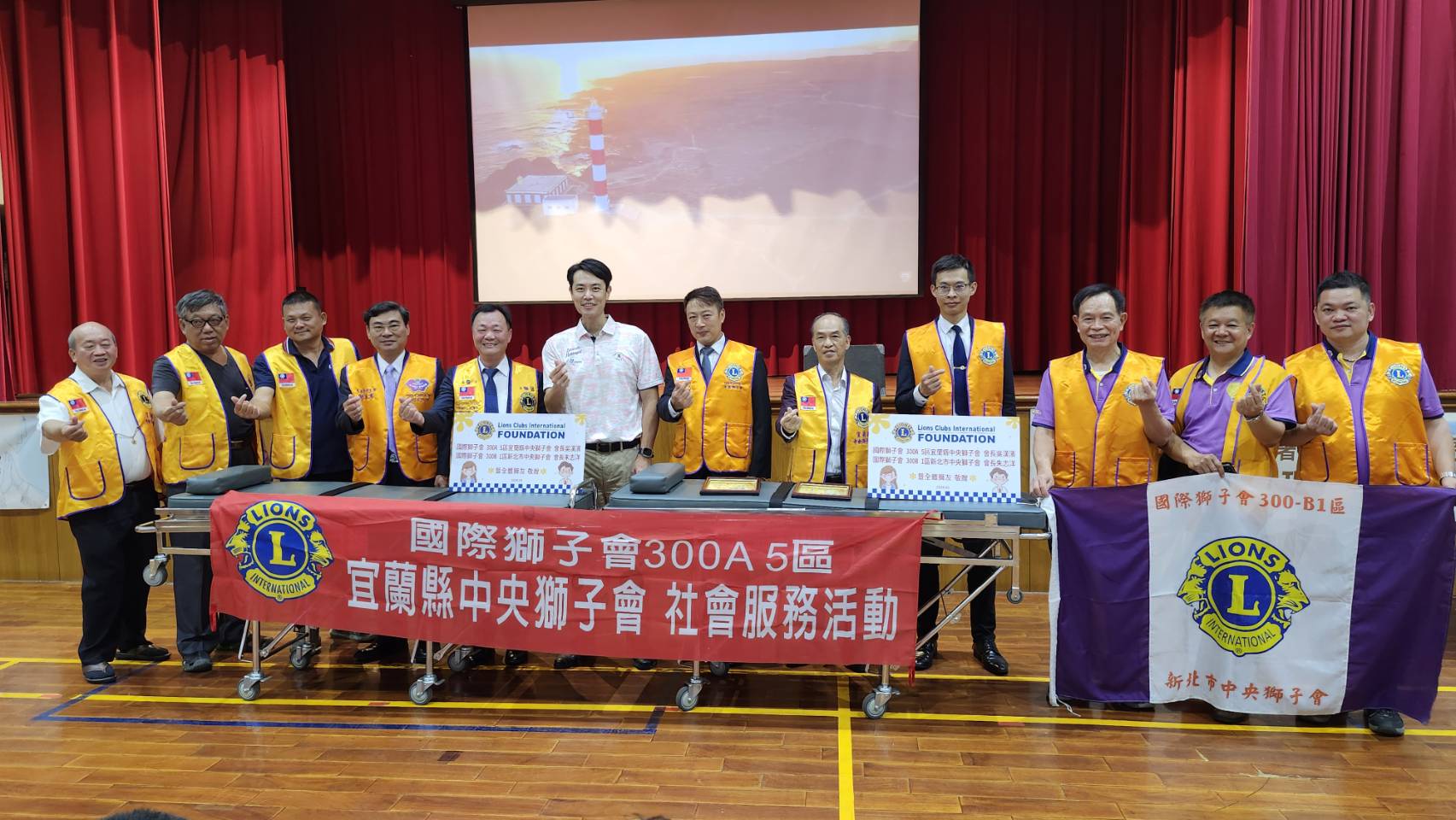 關懷特教生 宜蘭中央會捐贈救護車床